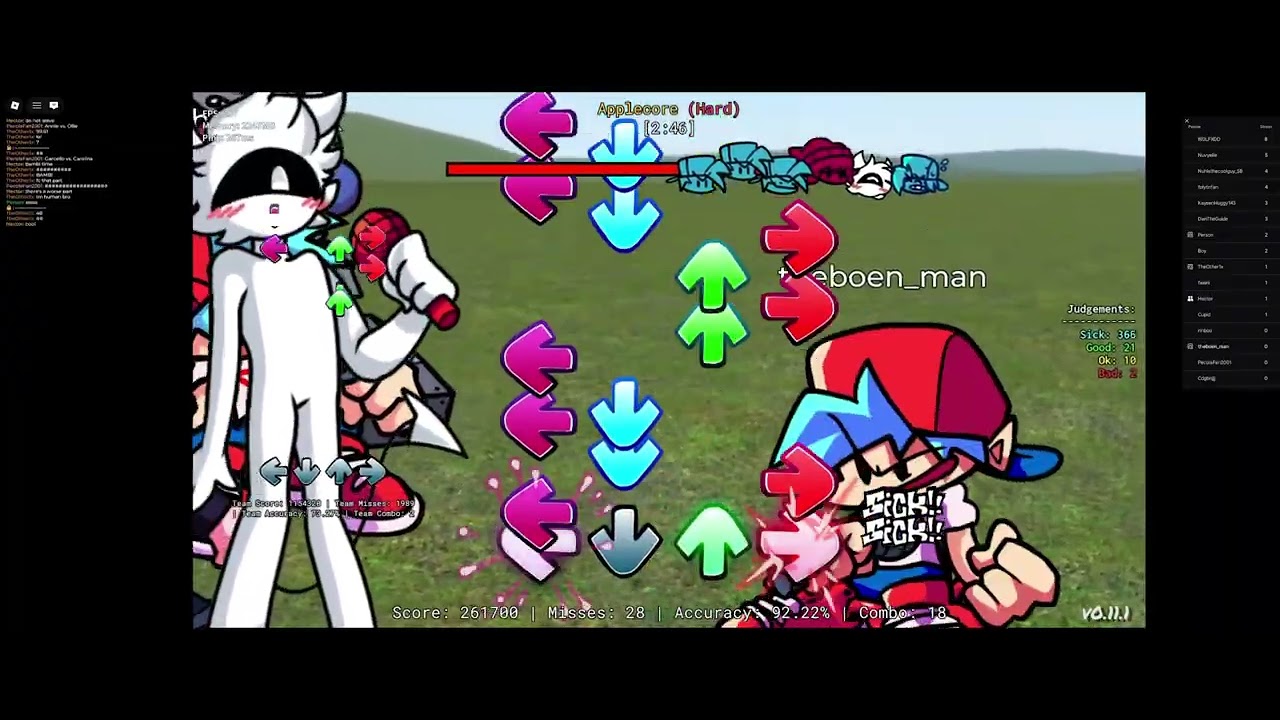 if FNF had multiplayer boss fights: