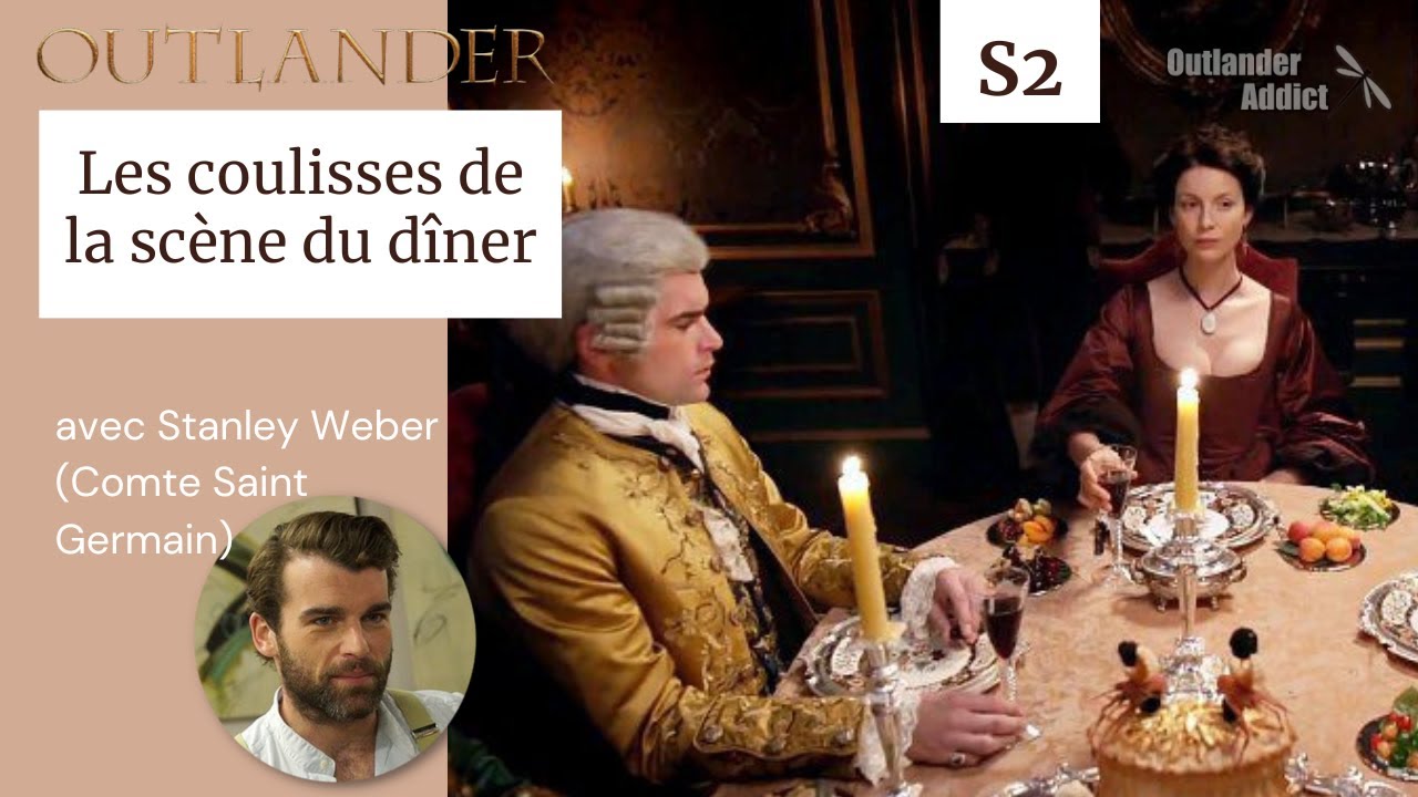 Stanley Weber parle de la scène du dîner dans la saison 2 d'Outlander