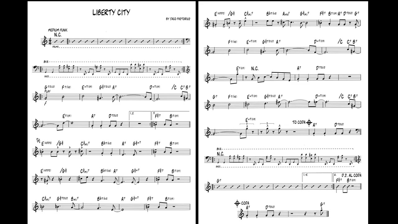 Liberty City   Jaco Pastorius   Backing Track ⧸ Play Along 65EthnFmVwg