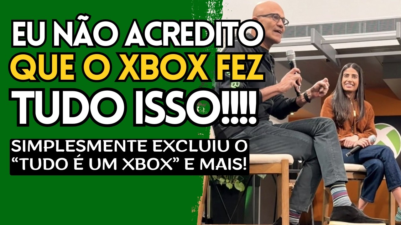 🔴EU NÃO ACREDITO!!! XBOX EXCLUIU A CAMPANHA 