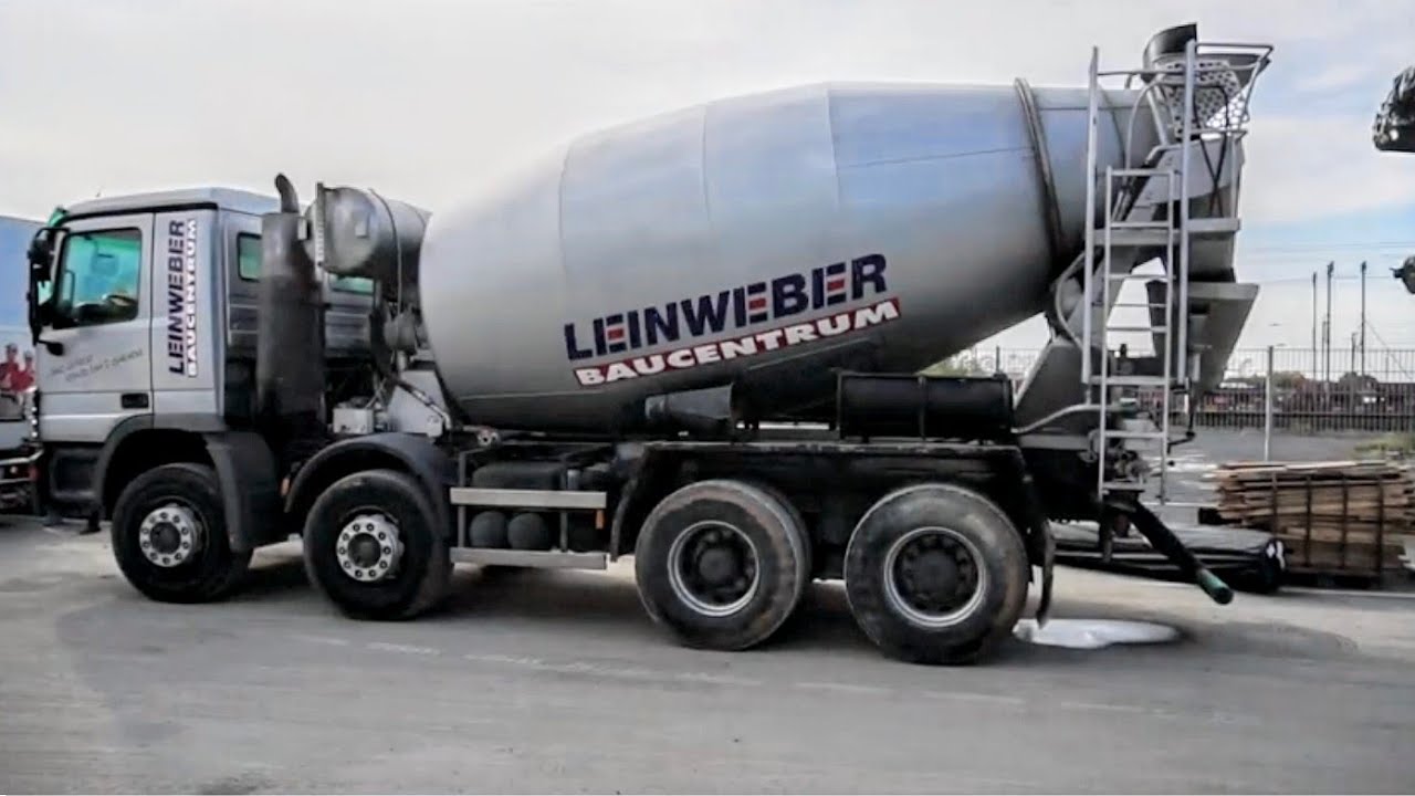 Mega-Maschinen Deutschland: Eine neue Betontankstelle im Einsatz. So funktionieren Botonmischanlagen