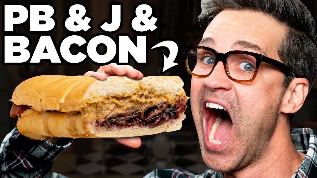 Bacon Peanut Butter and Jelly Sandwich Taste Test