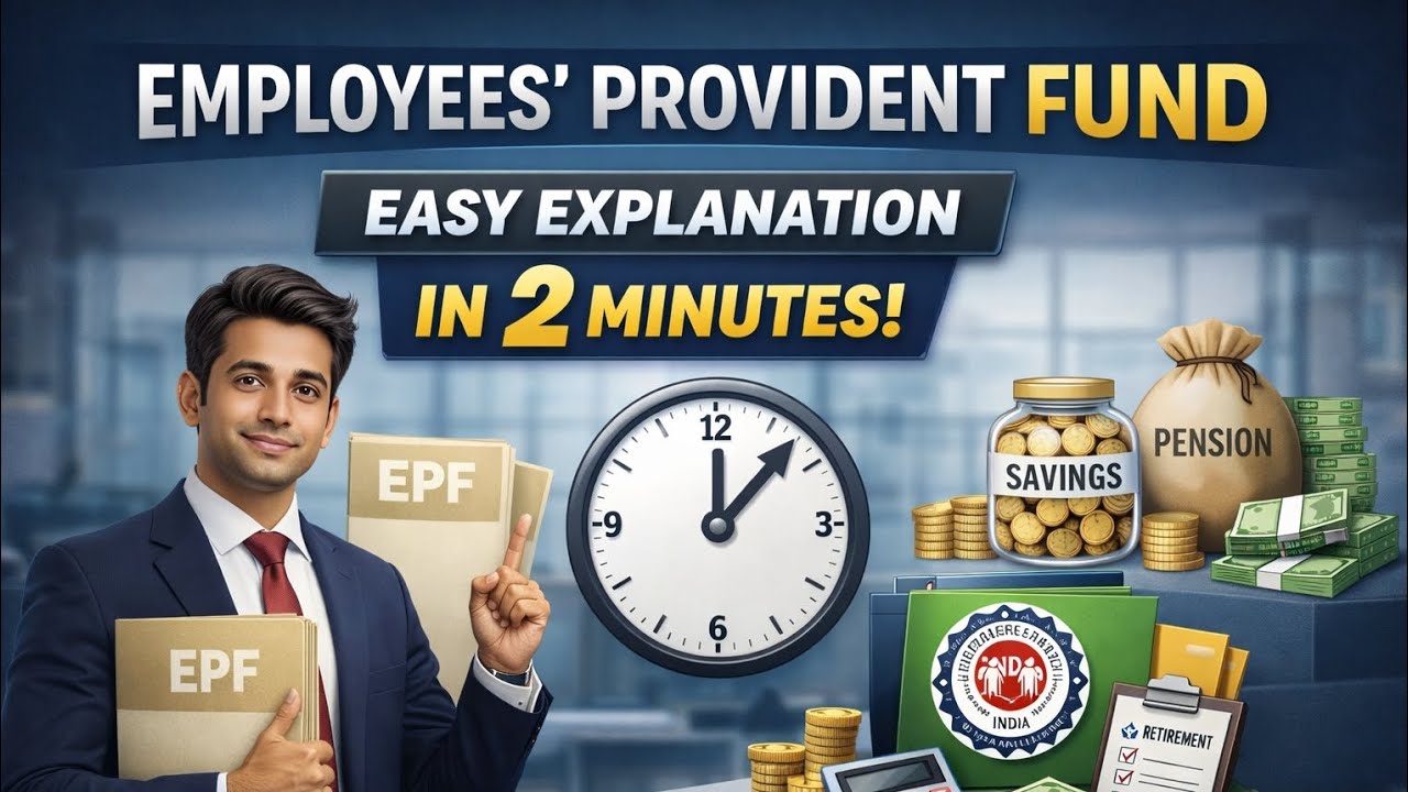 What Is Employees Provident Fund l Easy Explanation For Exams l NET - SET - JRF . 