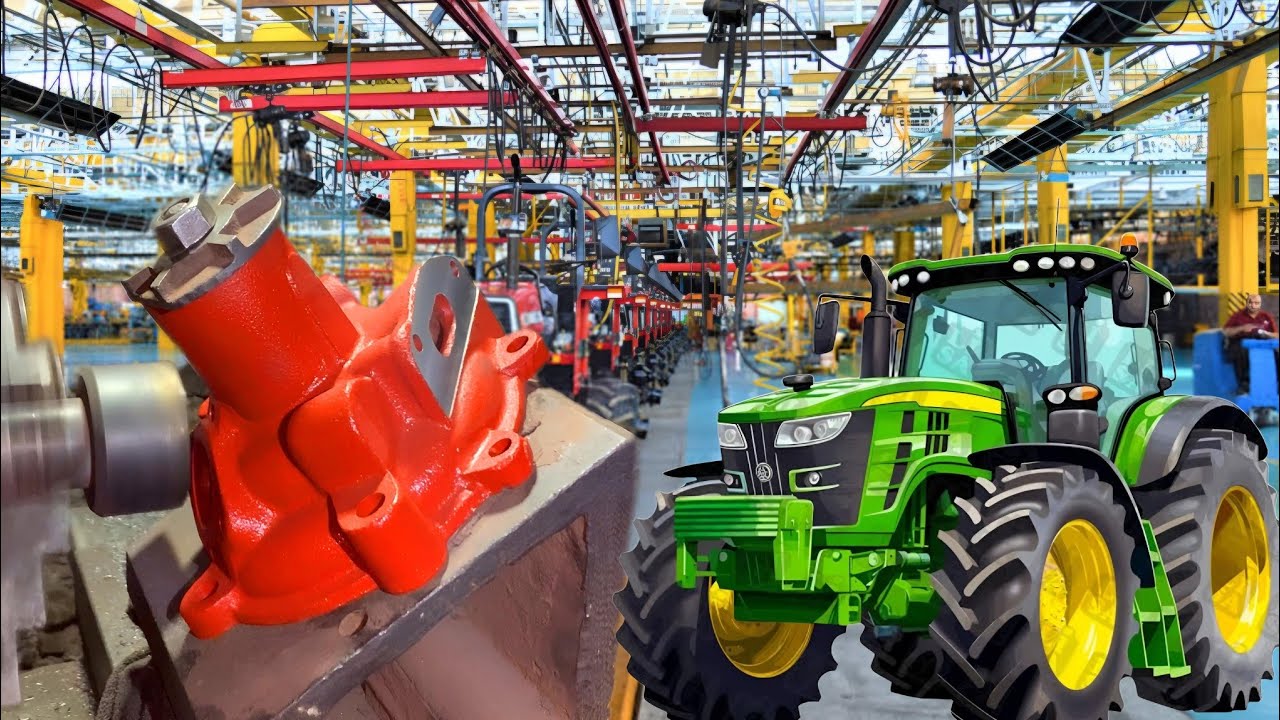 Massey Ferguson engine cooling water body pump manufacturing process||how they do it||Water bodypump