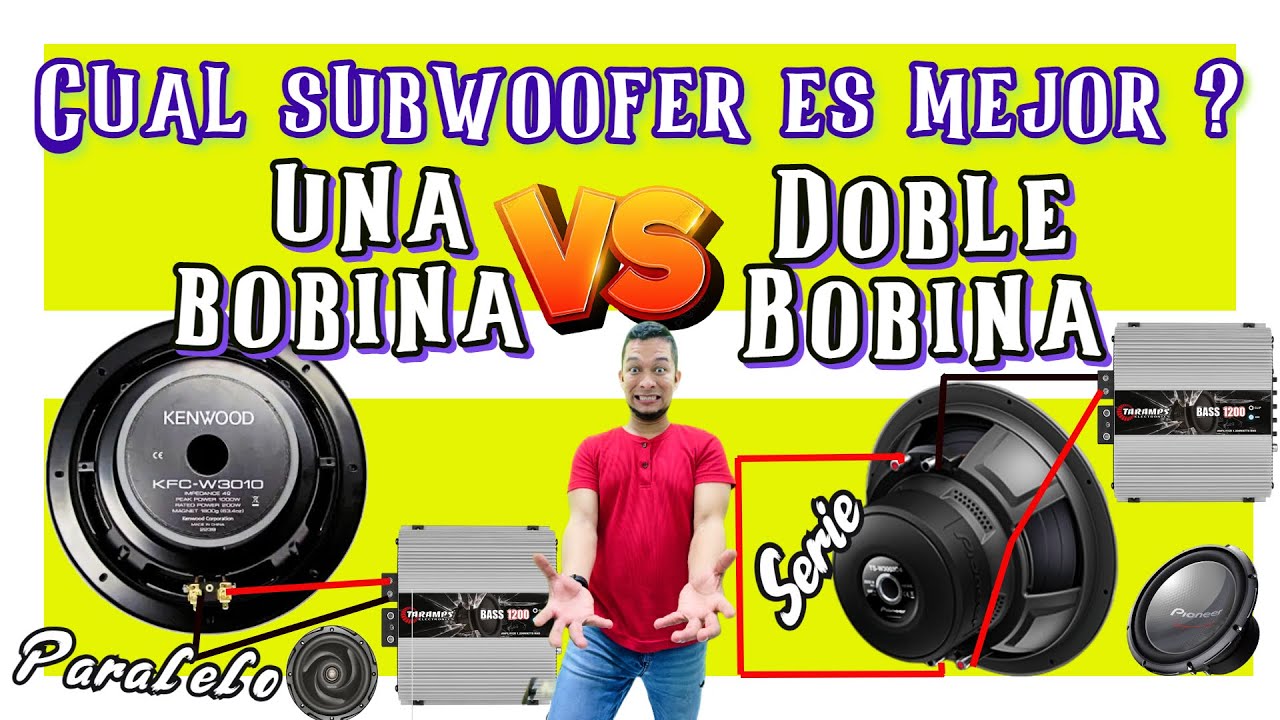 Mejor Subwoofers Bobina Simple que Doble Bobina ¡¡¡¡