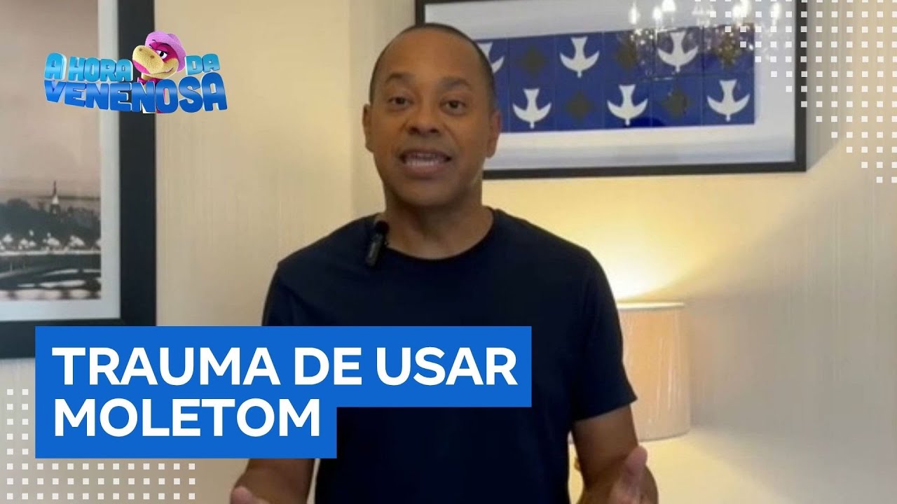 Apresentador do Fala Brasil, Luiz Fara Monteiro revela que tem trauma de usar moletom