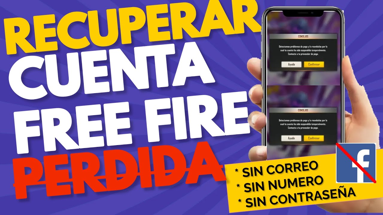 ✅ Cómo Recuperar Mi CUENTA de FREE FIRE  vinculada con Facebook
