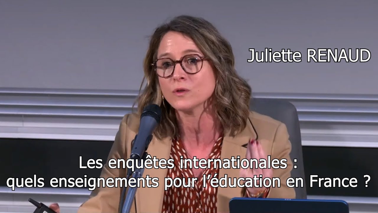 Les enquêtes internationales.