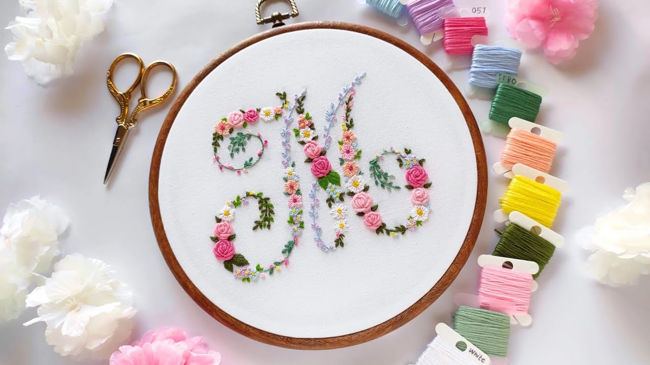 Floral letter 