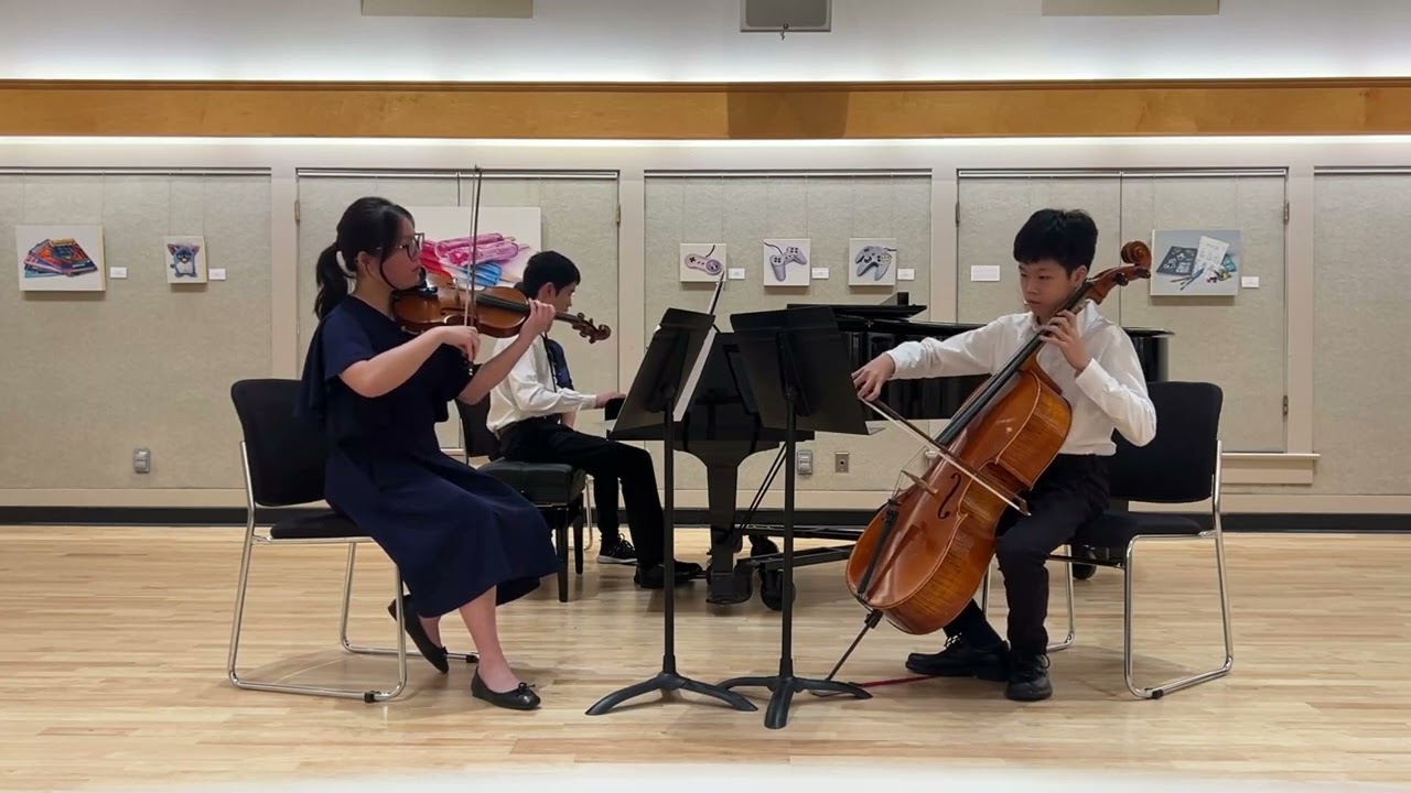 Mozart Piano Trio No. 2 in G major, K. 496 - Allegro