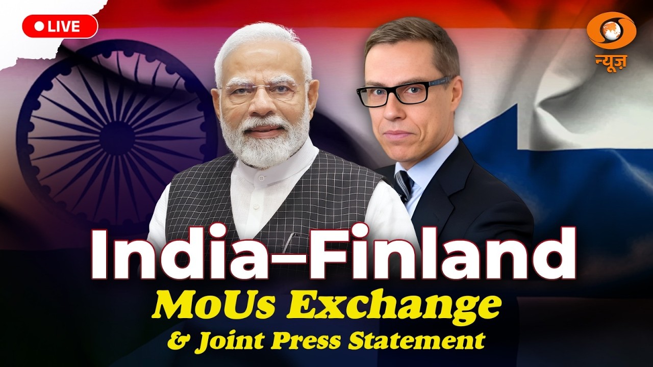 LIVE | India–Finland MoUs Exchange & Joint Press Statement