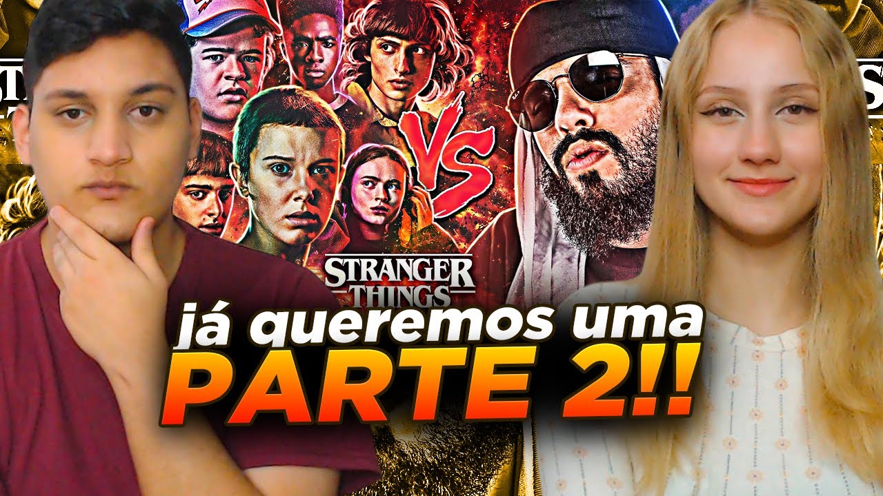 REACT EM CASAL - Stranger Things (Dubladores) Vs. Mussoumano - Batalha de Rap