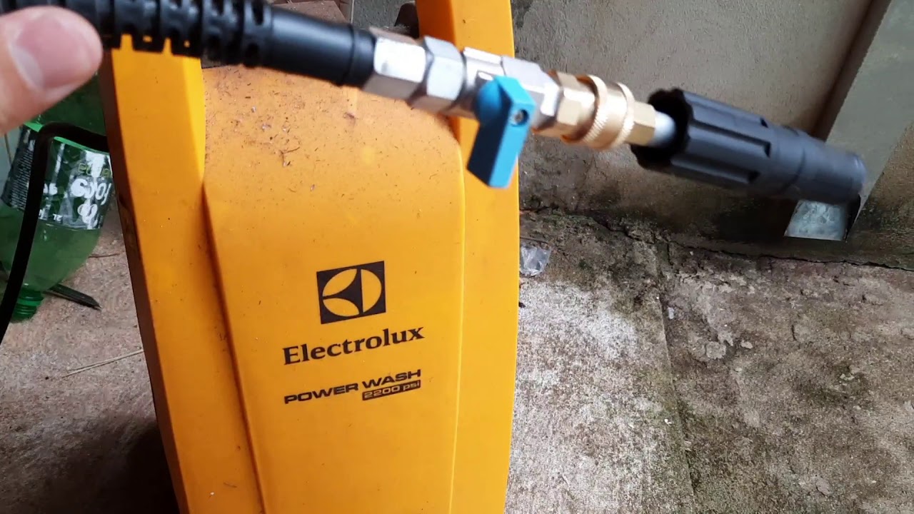 dica importante para lavadora de alta pressão electrolux  ponto das mangueiras