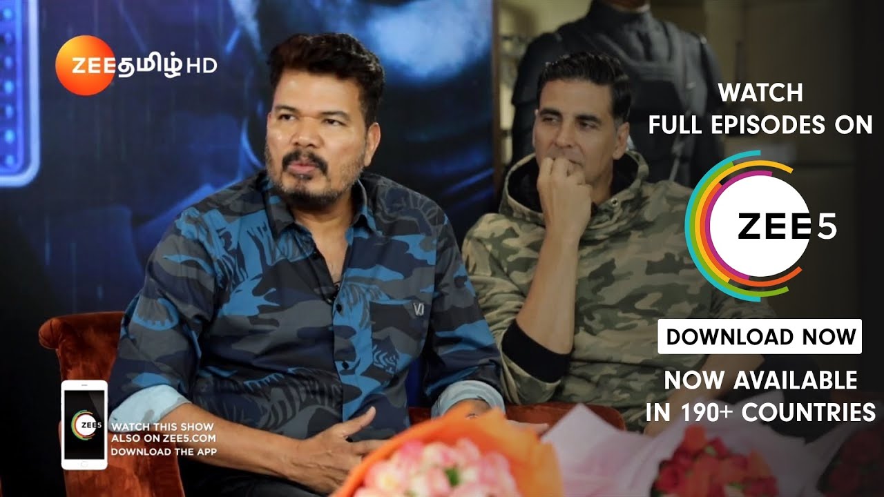 Exclusive: Robot 2.0 Star Cast Interview | Shankar, Akshay Kumar & Amy Jackson | Part 5 |  Zee Tamil