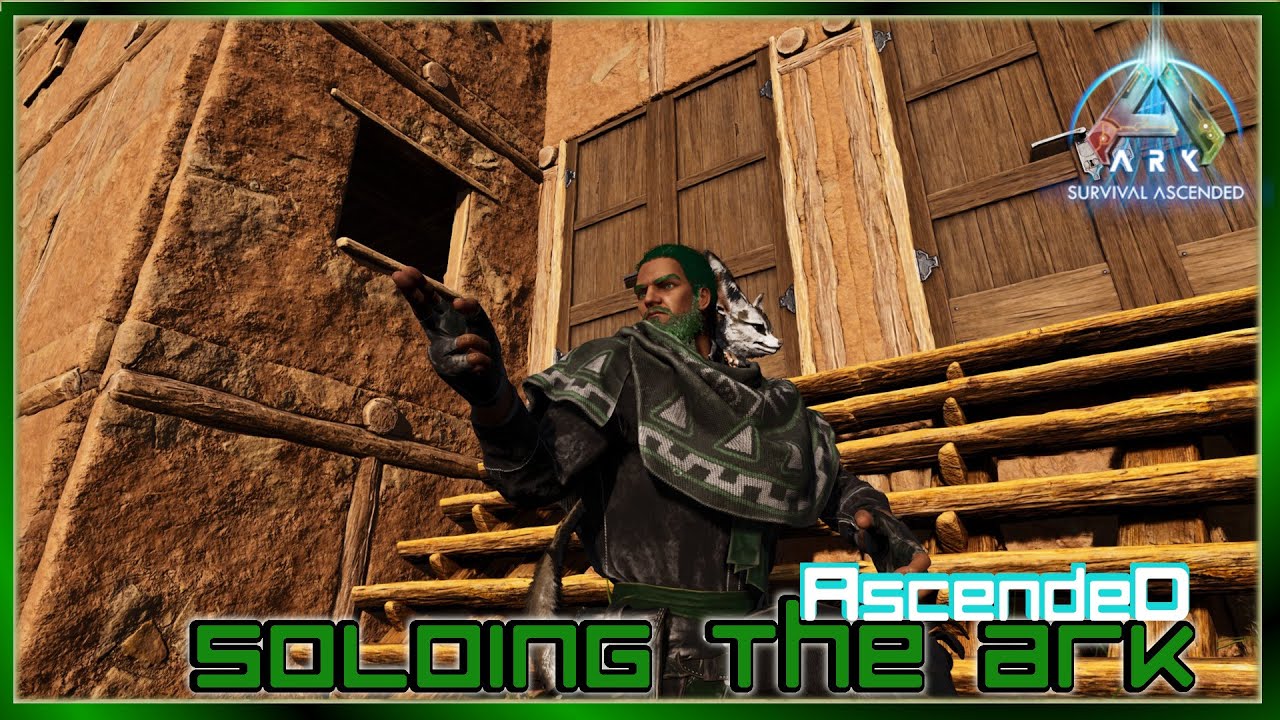 Building a Sand Castle - Adobe Base Build in the Scorching Heat! Soloing the Ark Ascended 69