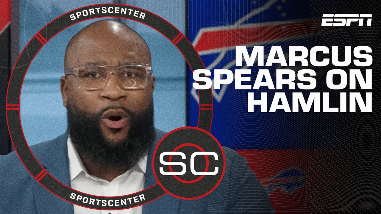 Marcus Spears shares an emotional response to Damar Hamlin's condition | SportsCenter