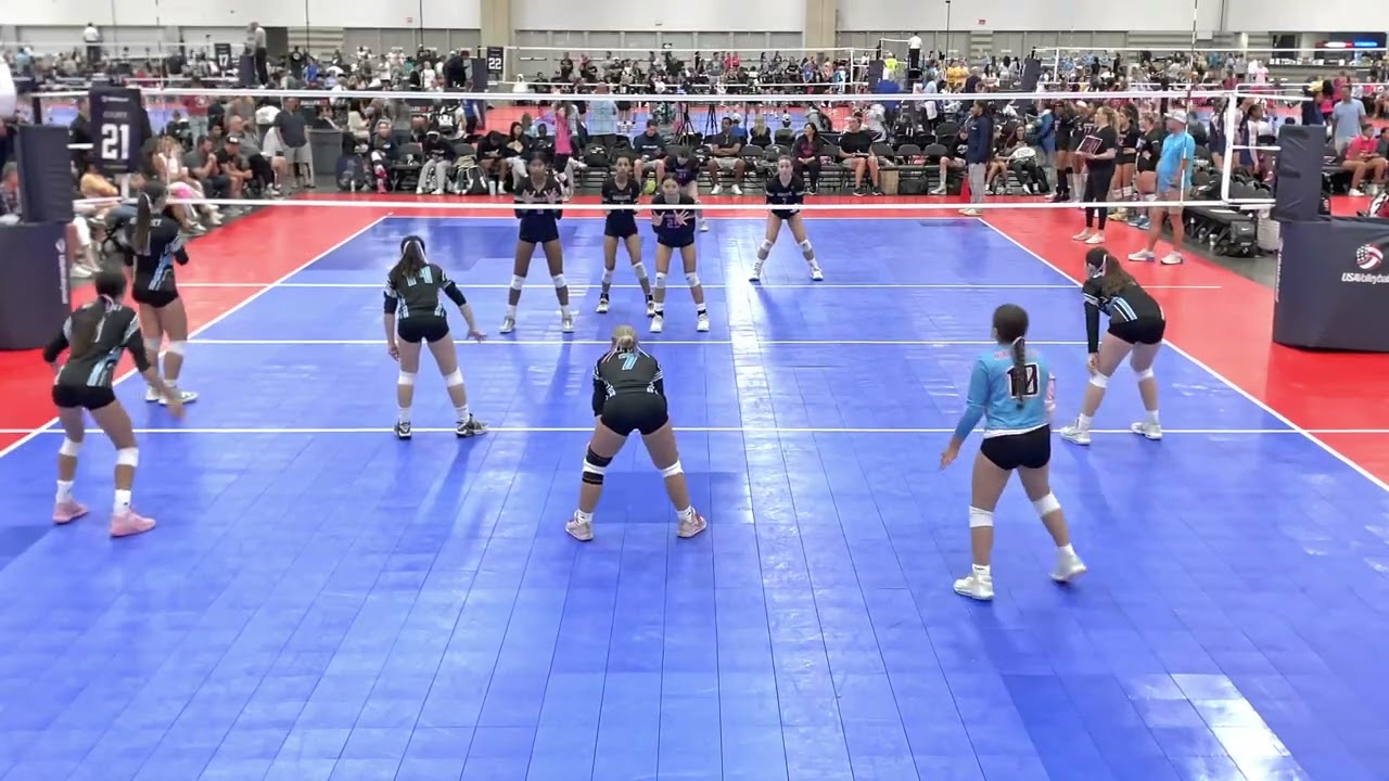 2024 USAV Girls Junior National Championships: MSVC 13U Adidas Melanie vs Absolute 13 Black Day 4