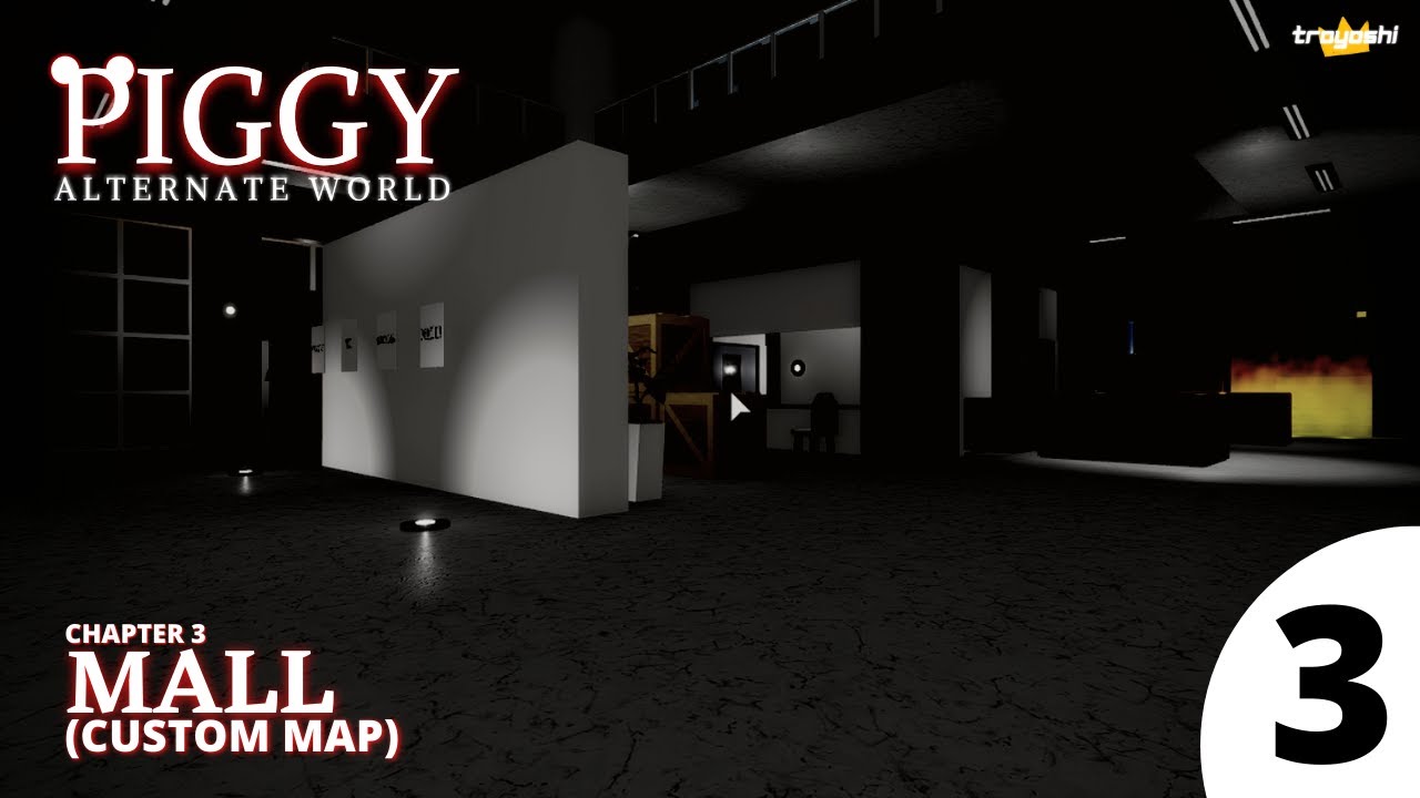 Chapter 3- Mall Map Full Gameplay + Story Cutscenes (Custom Map) | ROBLOX PIGGY BUILD MODE
