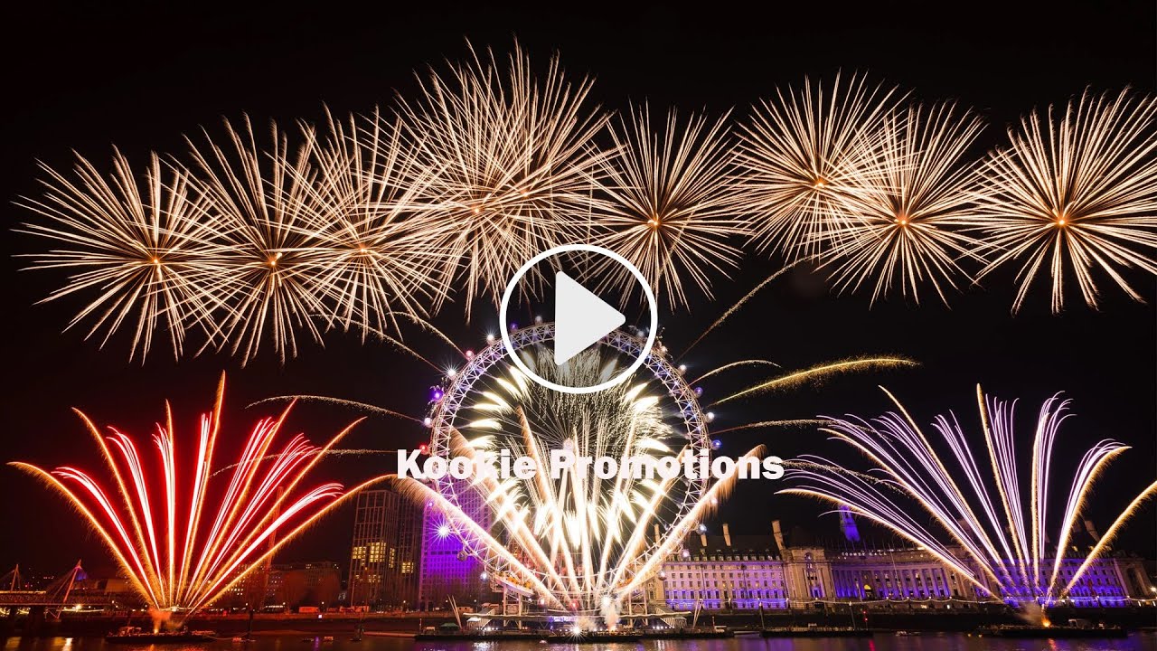 New Years Fireworks Around Kampala Uganda At Sheraton Hotel, Mc Mariachi Ne Jose Chameleon