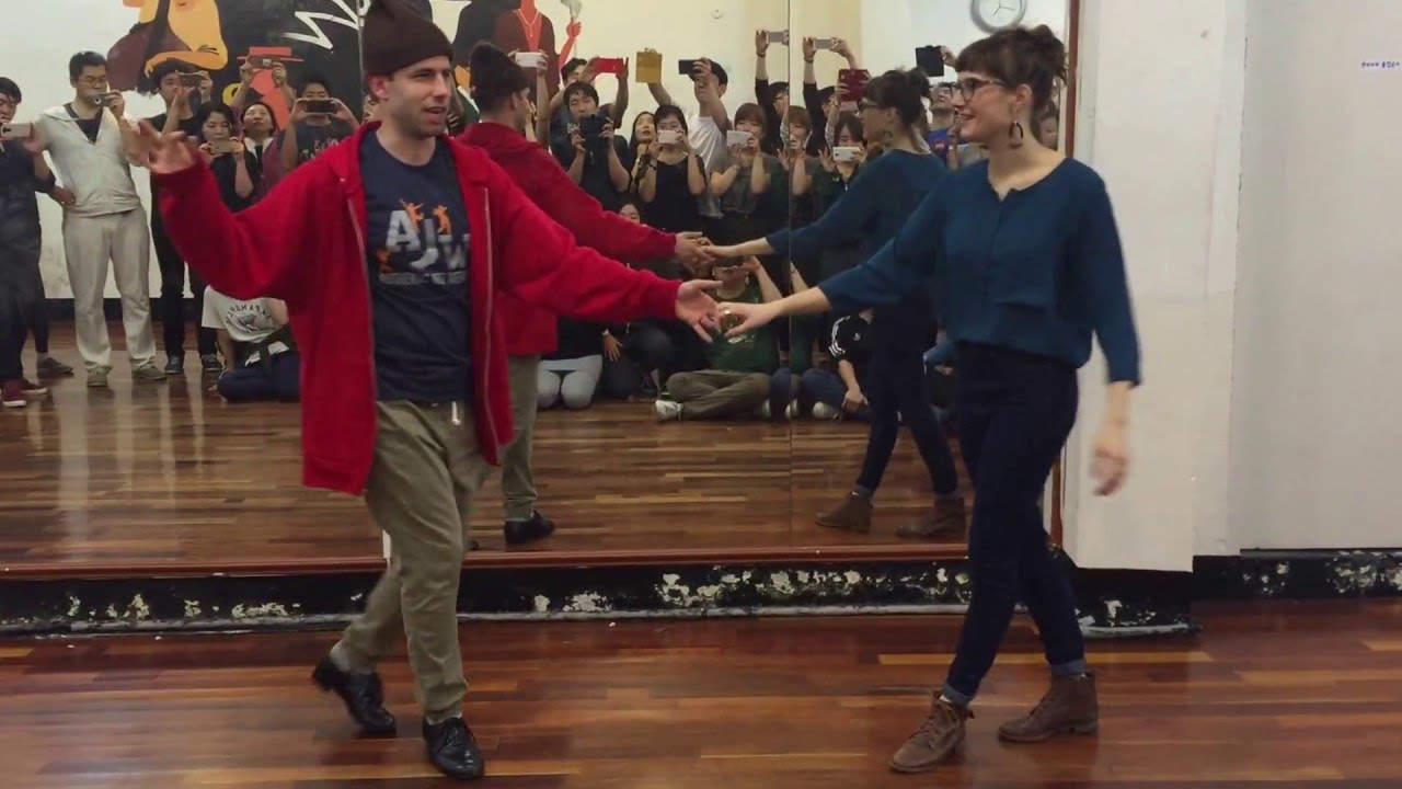 AJW 2016 - Class Recap - Nathan & Pamela - Different SwingOuts (Lindyhop)