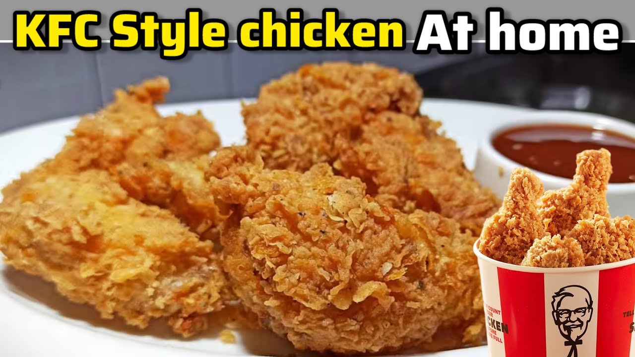 KFC Style Fried Chicken Recipe | चिकन फ्राई घर पर | Crispy Fried Chicken | How To Make Fried Chicken