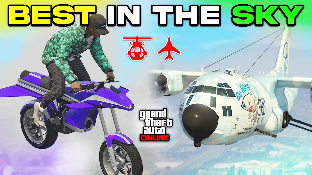 Лучшие летательные аппараты в GTA Online, которые сделают вас непобедимым! (2026)