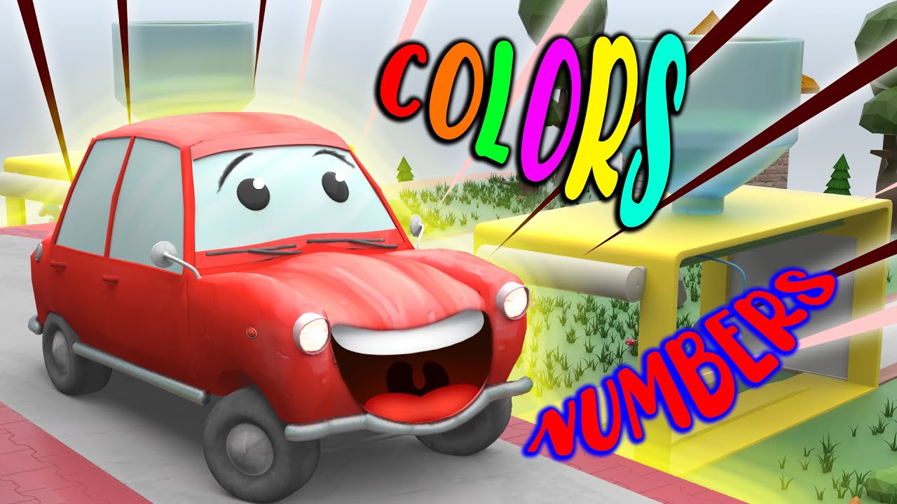 Learn Numbers and Colors - Educational Cartoon With Super Cars | Mojo Berry Kids Songs