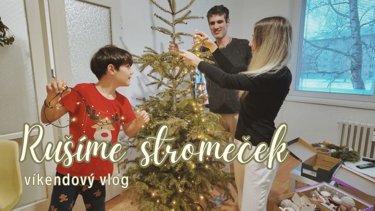 Rušíme stromeček🎄Víkendový vlog
