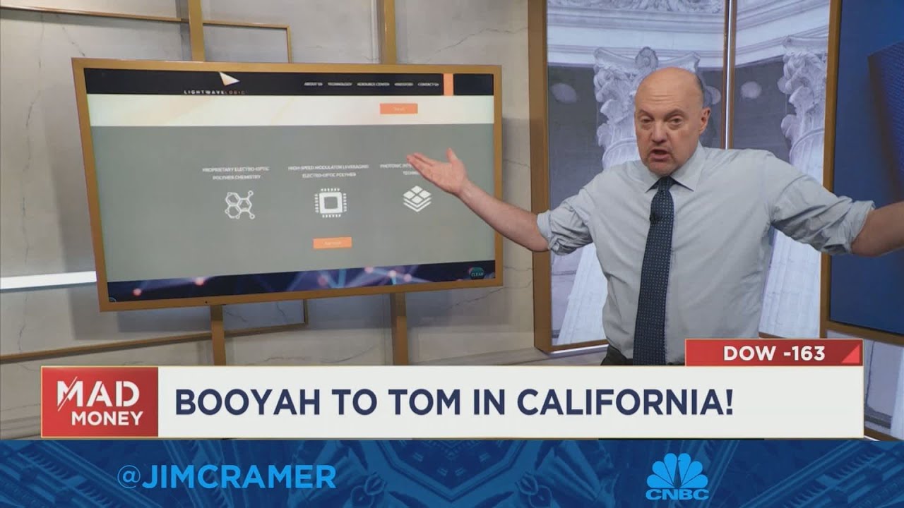 Jim Cramer explains why Lightwave Logic is not a buy