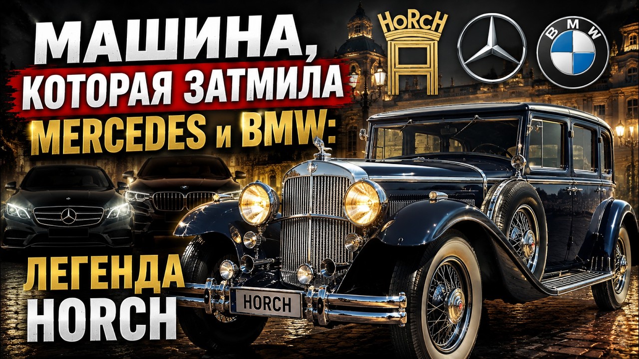 Машина, которая затмила Mercedes и BMW: легенда Horch#automobile #история #интересное #авто