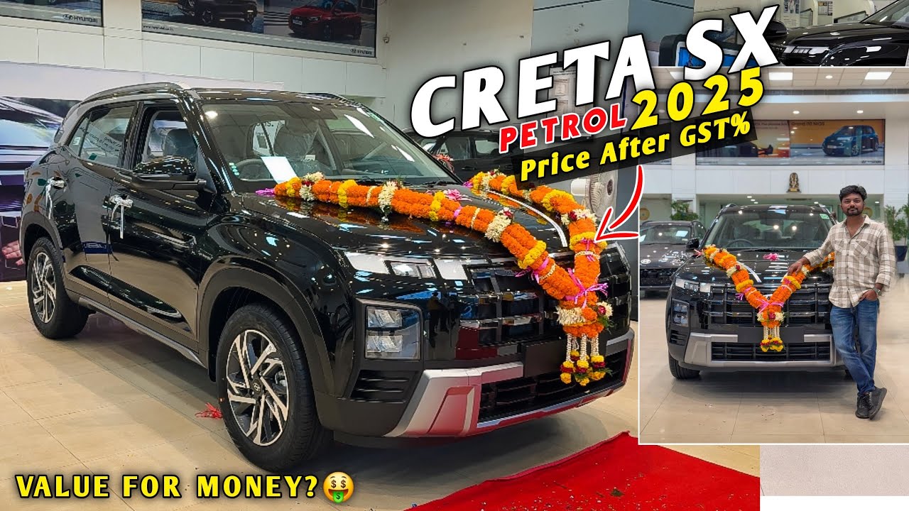 2025 New Hyundai Creta Sx Petrol Delivery | New Car Home 🎉 | New GST Price & Review⚡️🔥