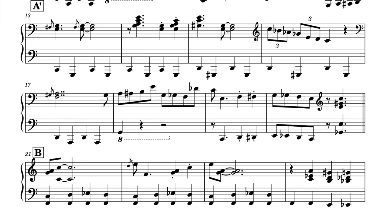 Take the A Train (sheet music)