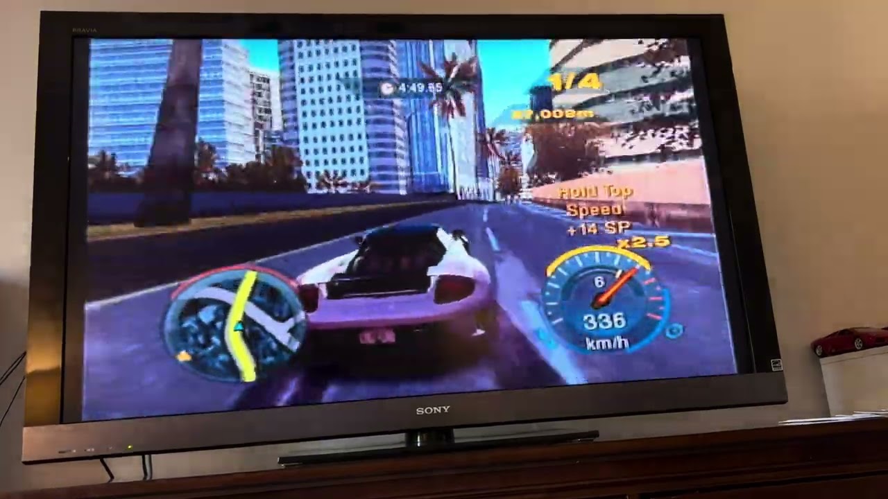 Need For Speed Undercover PS2 Timed Circuit Mega 50,244 Meters 