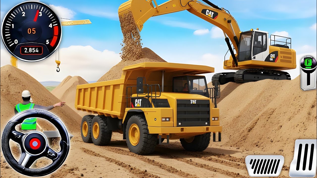 City Road Construction Simulator - Heavy JCB Games 2026 - Android Gameplay Part 3