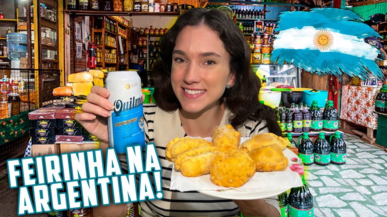 PROVANDO COMIDAS DE RUA NA ARGENTINA!!!