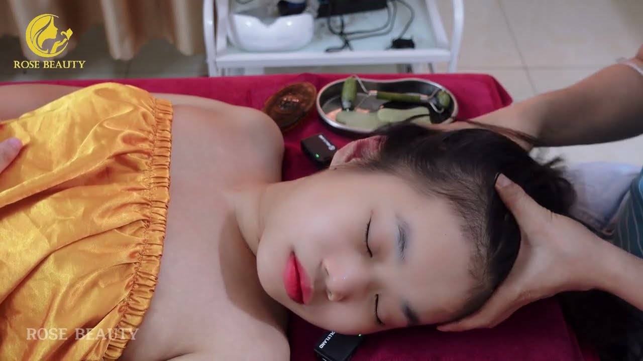 Deep Relaxation Power chest massage with ASMR sounds and relaxing music for complete relaxation