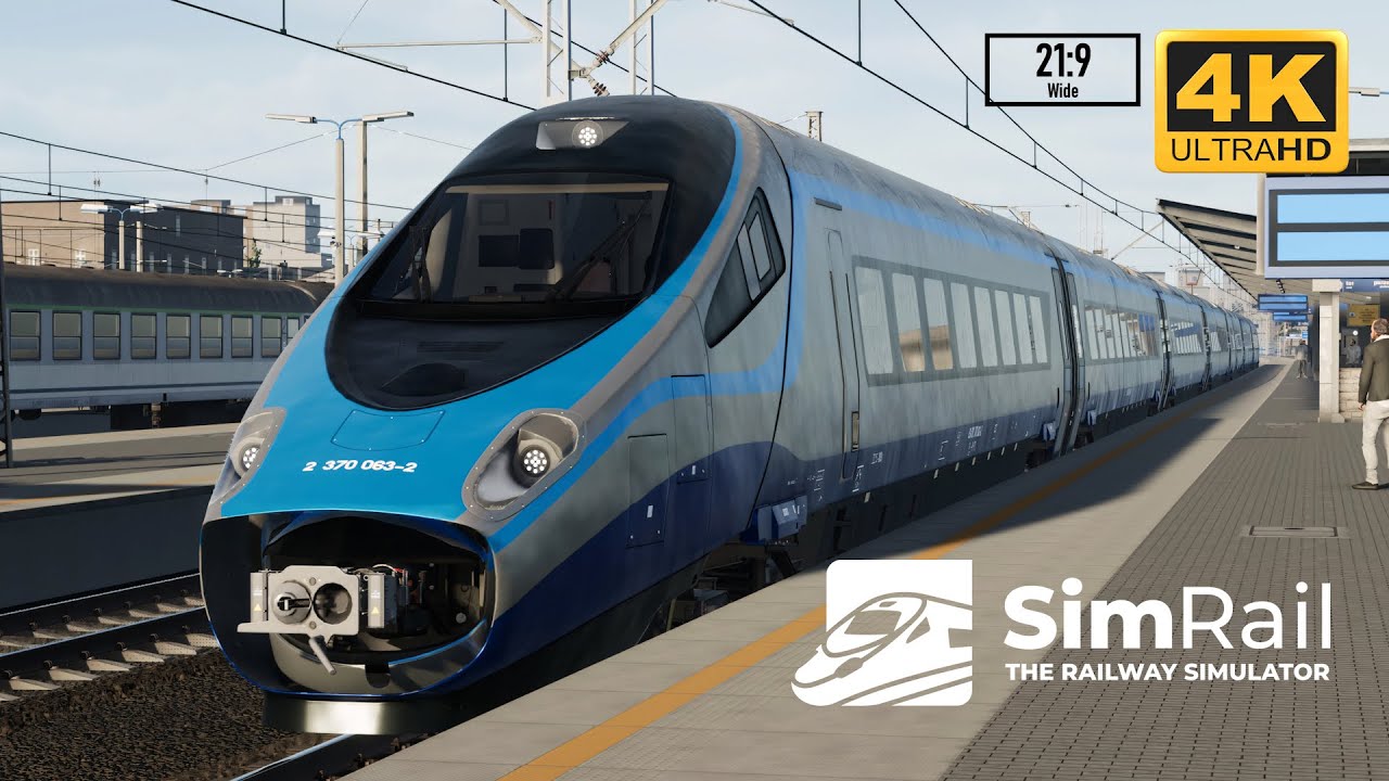 SimRail - The Railway Simulator | Pendolino ED250 | With Coupling and ETCS | Warszawa To Kraków