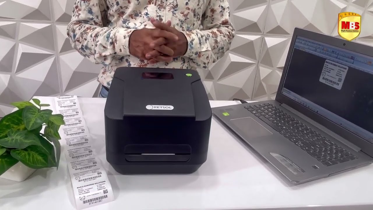 RETSOL R220 cheapest Barcode & label printer || Shipping label printer