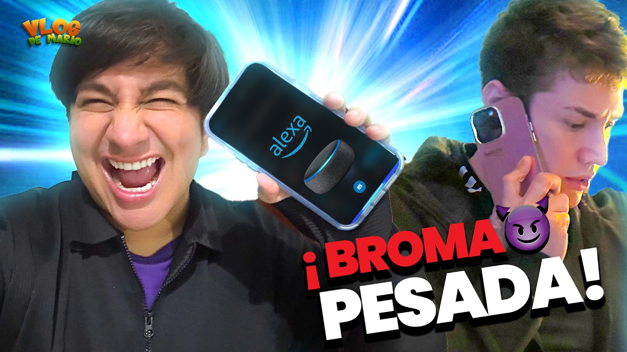 Noche de terror a mi novio | Broma pesada con Alexa | Mario Aguilar