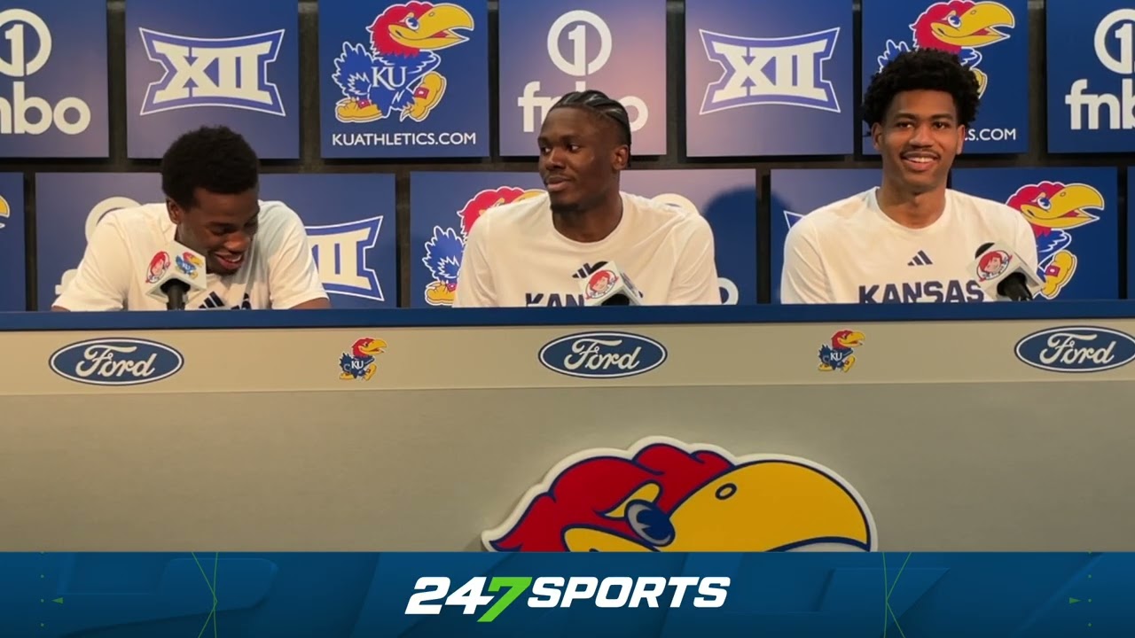 Melvin Council Jr., Flory Bidunga, Bryson Tiller reflects on KU's win over Arizona