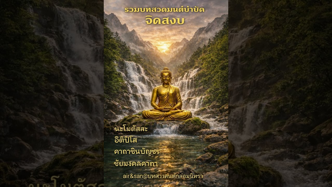 รวมบทสวดมนต์ บำบัดจิตสงบ{ พ้นทุกข์  ด้วยจิตสงบ}[air&san@บทสวดมนต์กล่อมนิทรา#บทสวดมนต์#เสียงธรรมบำบัด