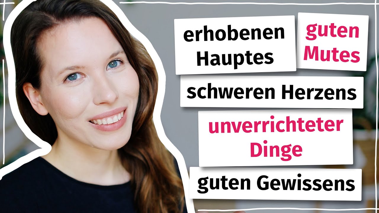 8 Genitiv-Ausdrücke, die du kennen solltest! (Deutsch B2, C1)