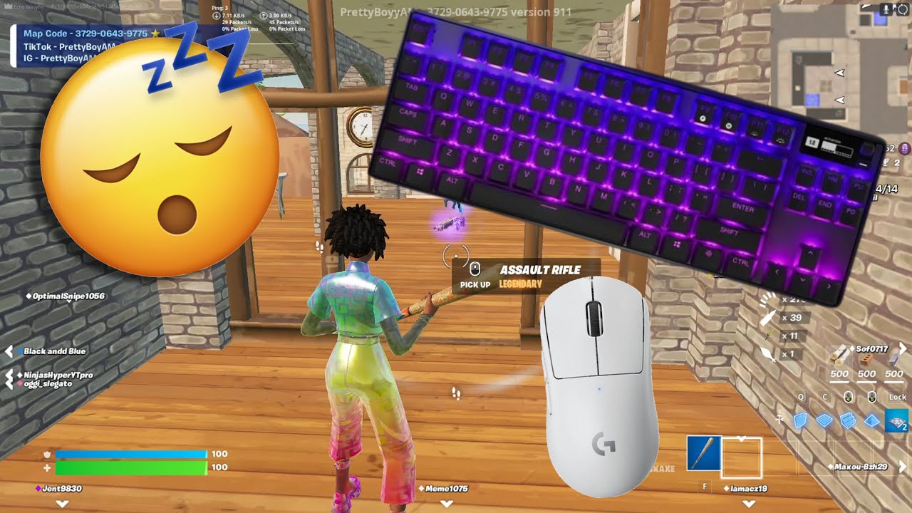 SteelSeries Apex Pro TKL ASMR😴 Tilted Zone Wars🤩 360 FPS Smooth 4K