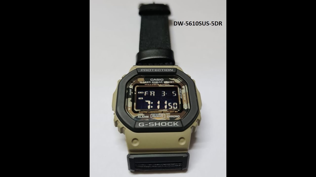 Limited Edition Casio G-Shock Square DW-5610SUS-5DR-(G1017) (India) Unboxing