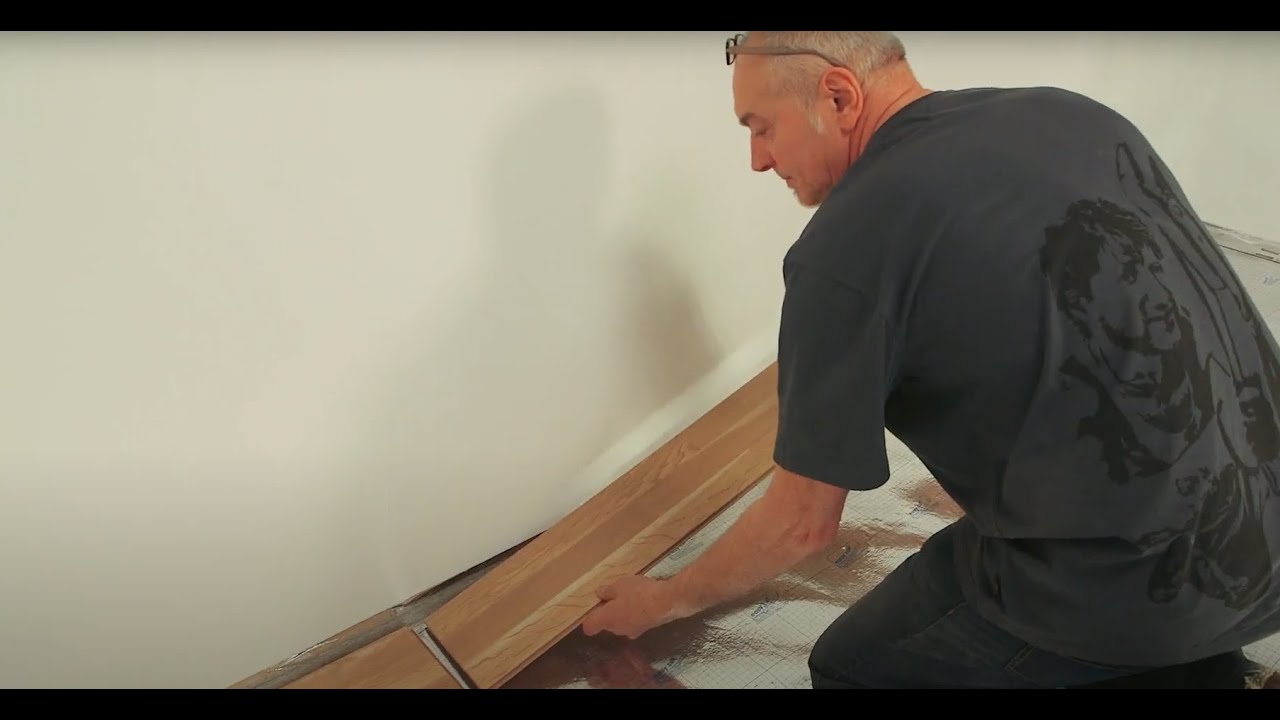 Montarea parchetului laminat în sistem angle - angle