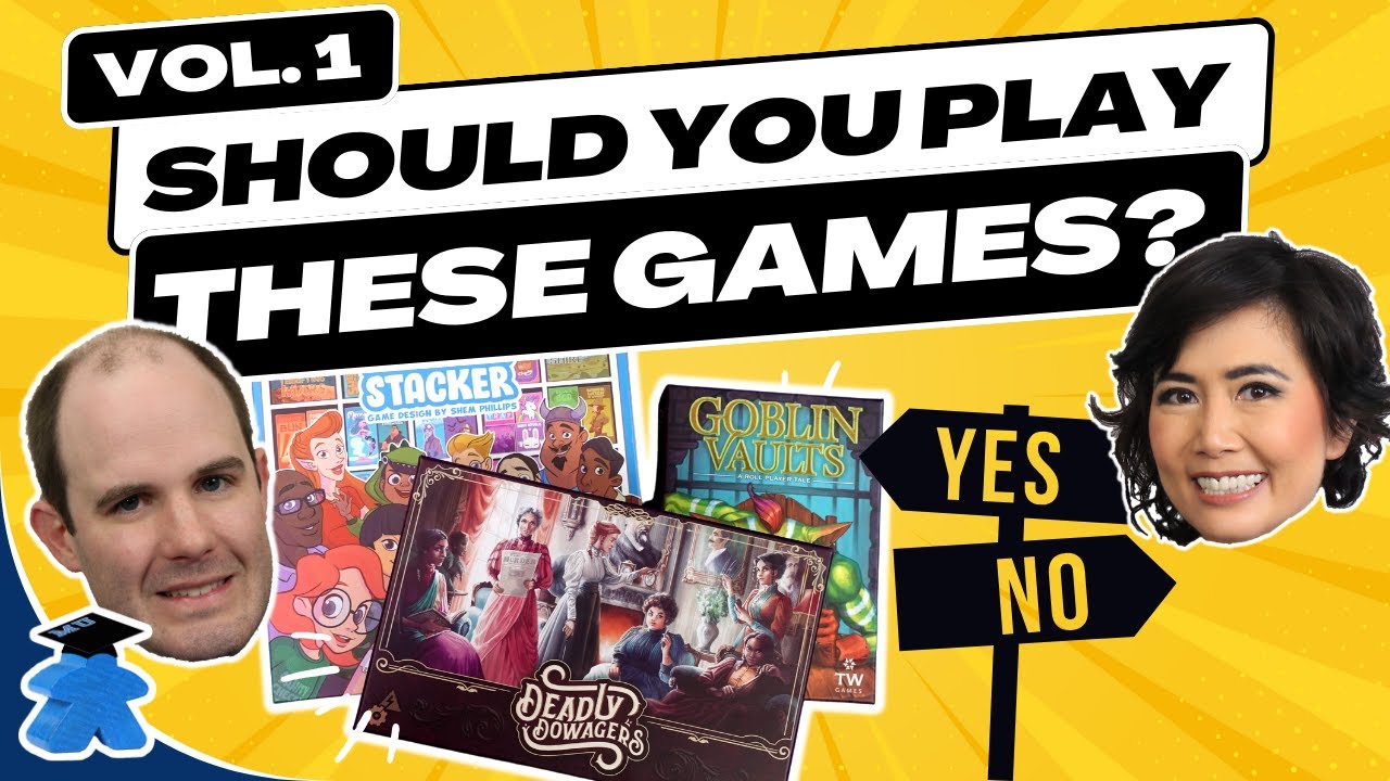 Goblin Vaults, Shelfie Stacker & Deadly Dowagers 🤩- You might be surprised! Board game review.