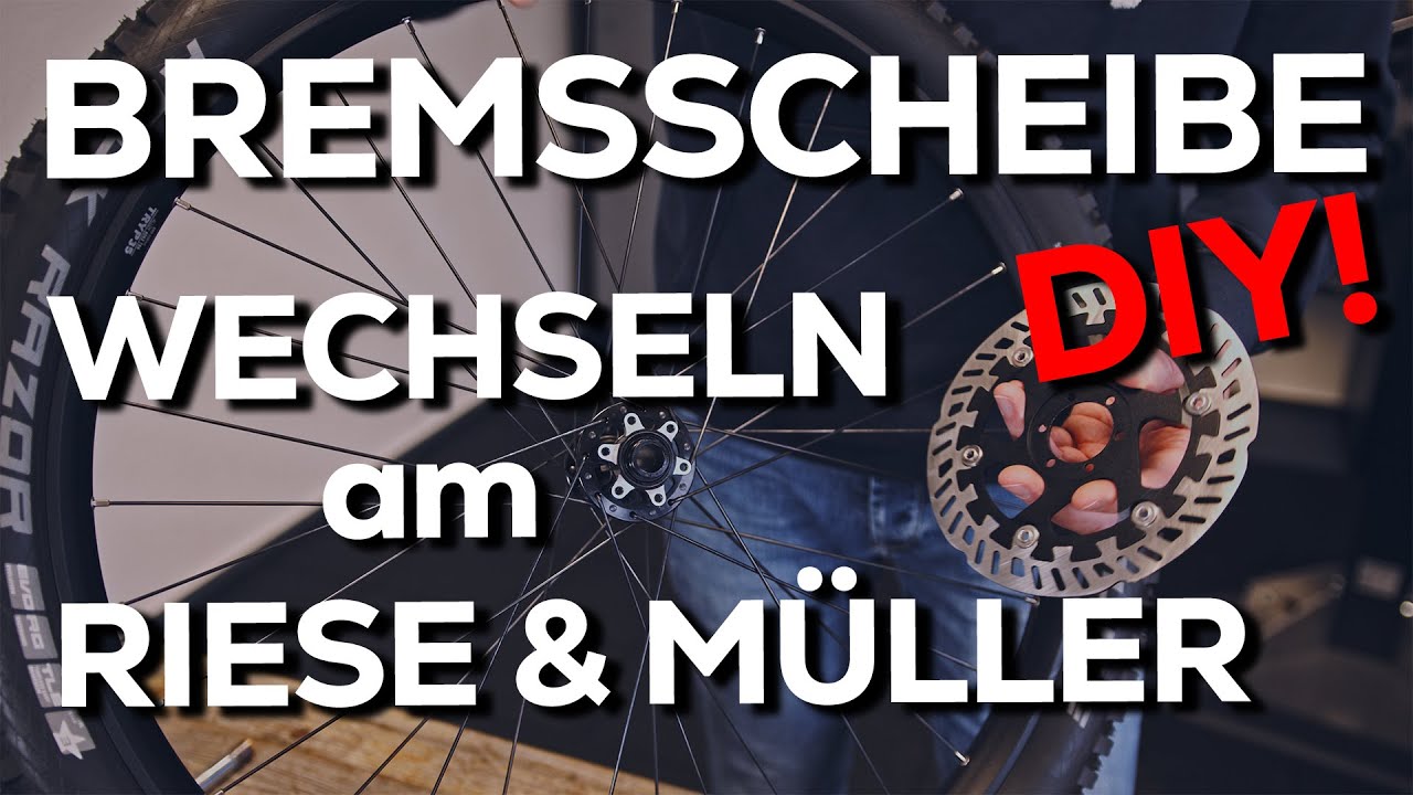 Scheibenbremsen am Riese und Müller Delite selber wechseln - DIY!