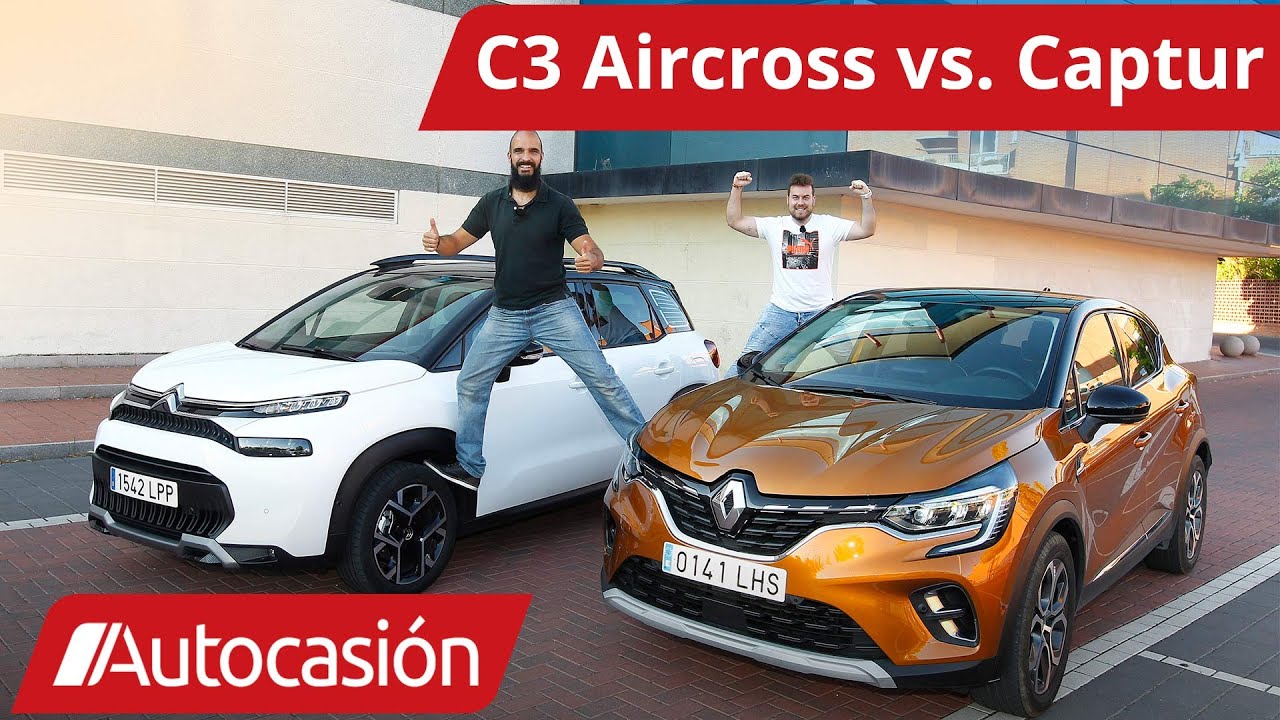Citroën C3 AIRCROSS 2021 vs. Renault CAPTUR | Comparativa SUV / Review en español | #Autocasión