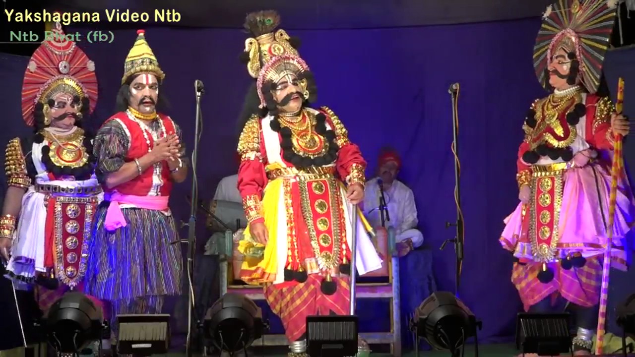 Ujire Ashok Bhat as Kourava & Chaprmne Doota - conversation.. in Sandhana