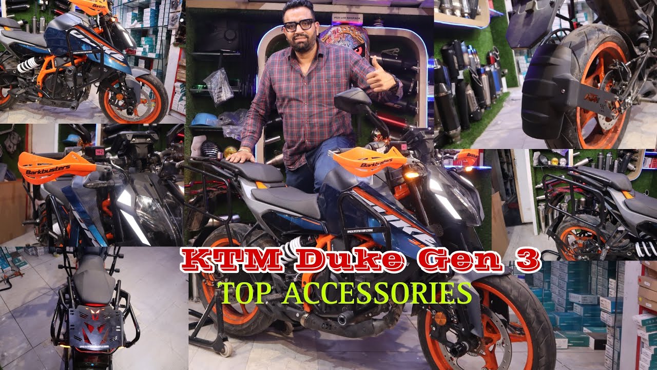 KTM Duke Gen 3 Loaded With Accessories | India's First Duke 390 2024 Modification Accessories 🔥✌️